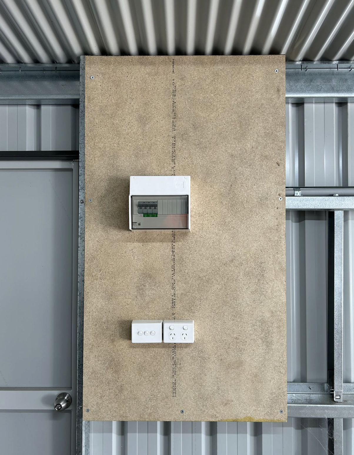 Switchboard & power fit-off